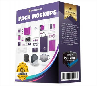 Pack de Mockups y Branding Editables - Ideas y Negocios Rentables