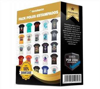 Pacote de estampas para camisas polo - Ideas y Negocios Rentables